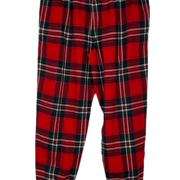 New Stars Above Perfect Cozy Flannel Red Plaid Pajama  bottom NWT - Picture 6 of 8